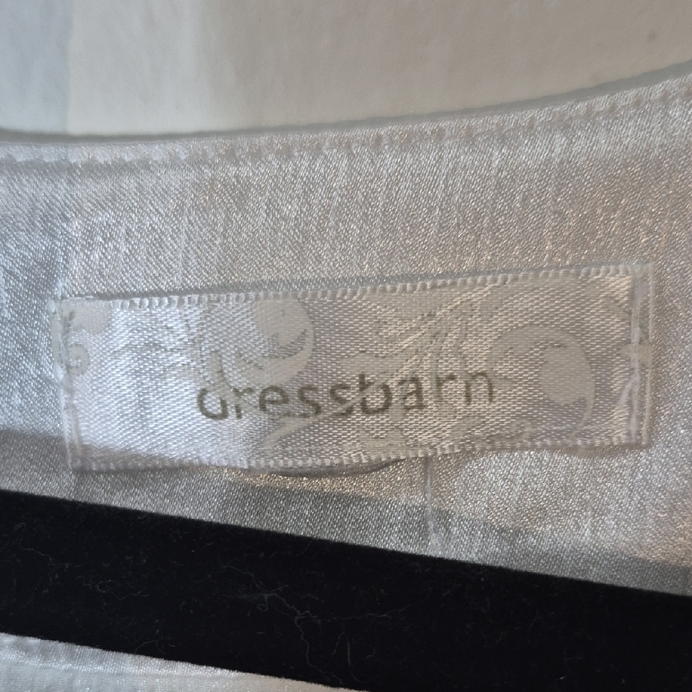 Dressbarn Women Plus 1X White Tank Top with Floral Accents - Picture 2 of 12